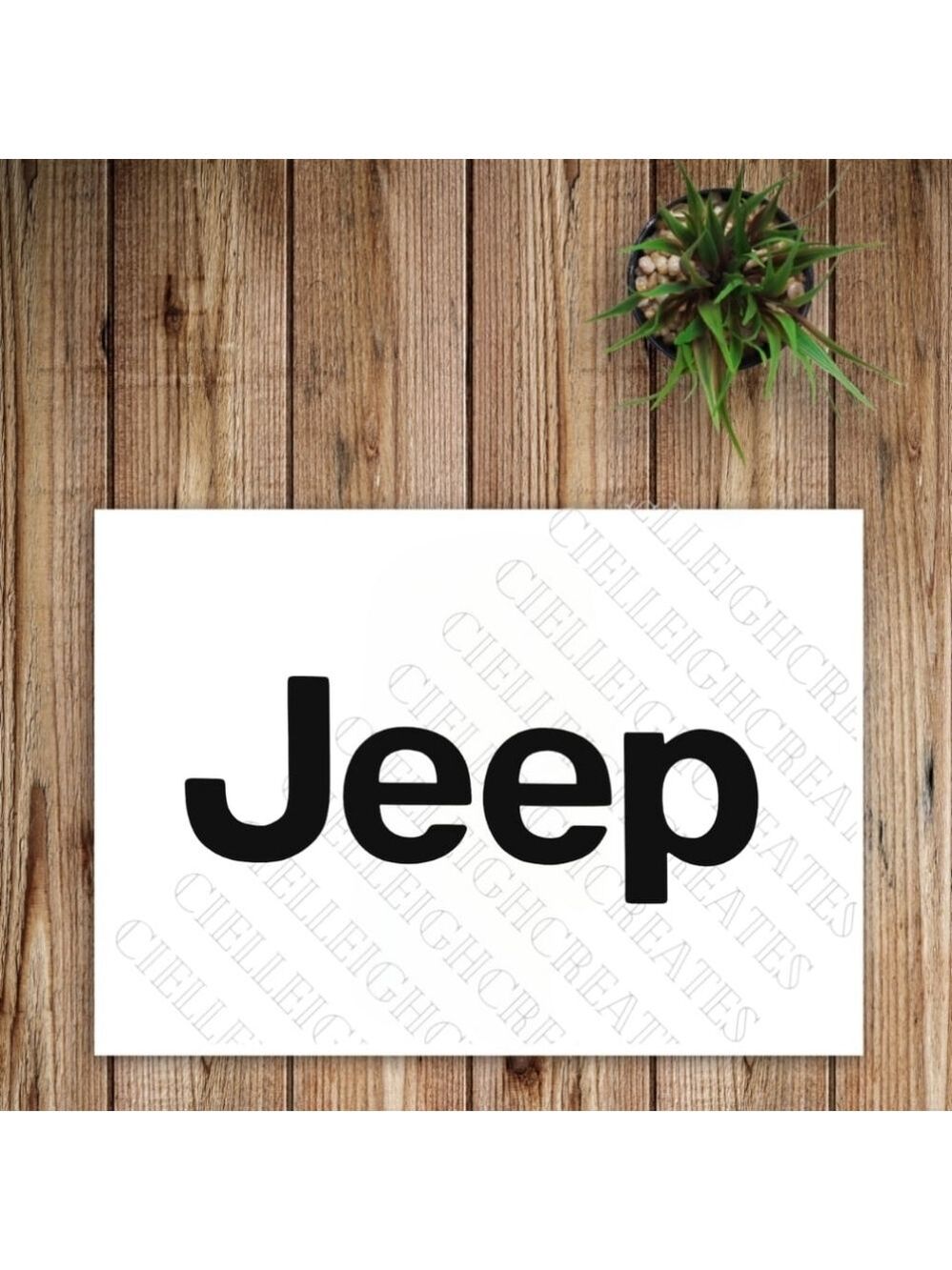 *2 for $20* Jeep Logo handcrafted vinyl decal Sticker